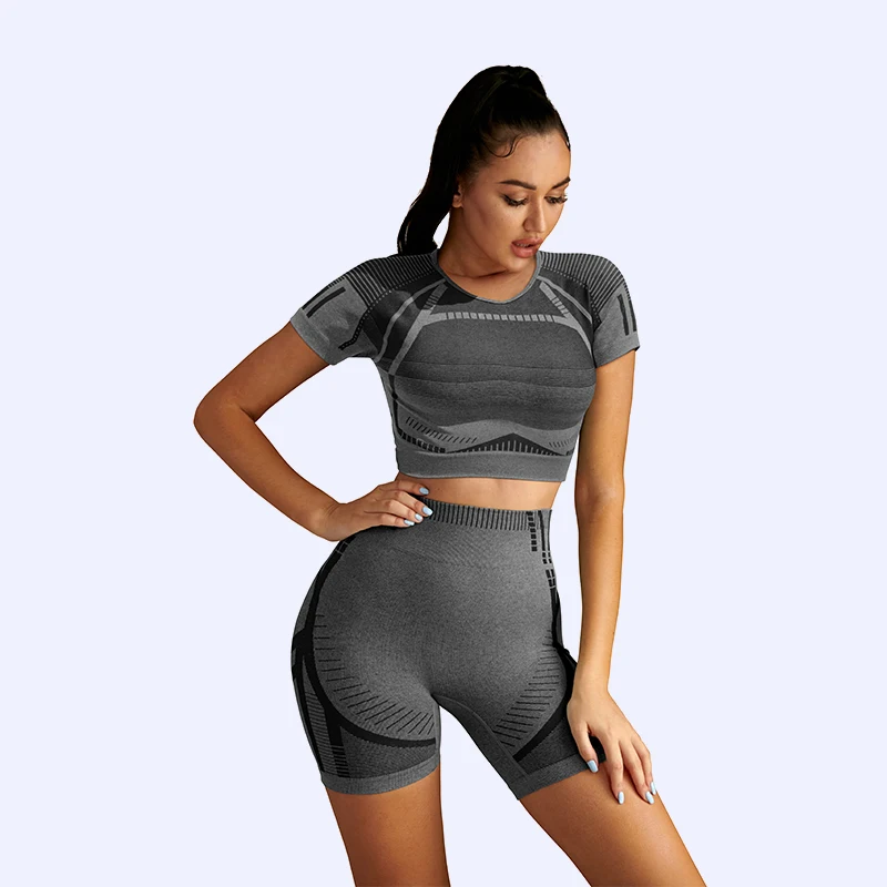 Beagmg best yoga set for women Seamless Breathable summer yoga short sets Stretchy ribbed yoga set BK234
Beagmg best yoga set for women Seamless Breathable summer yoga short sets Stretchy ribbed yoga set BK234
