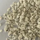White color size customized deburring irregular fragment polishing ceramic abrasive media size 3x3