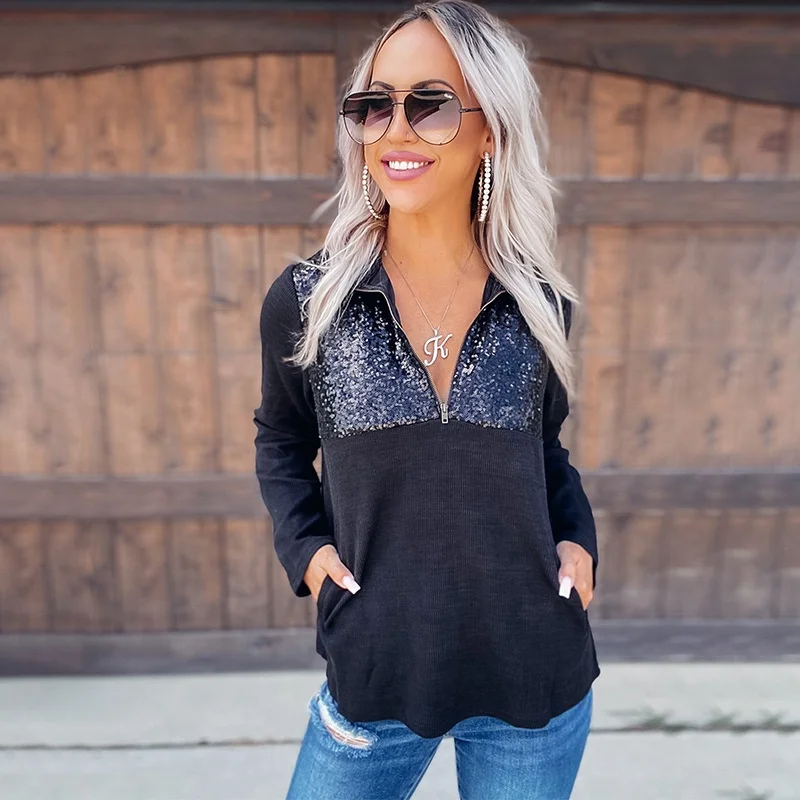 Free Shipping SD630 New bright color Lapel sweater women's loose long sleeve solid color top
Free Shipping SD630 New bright color Lapel sweater women's loose long sleeve solid color top