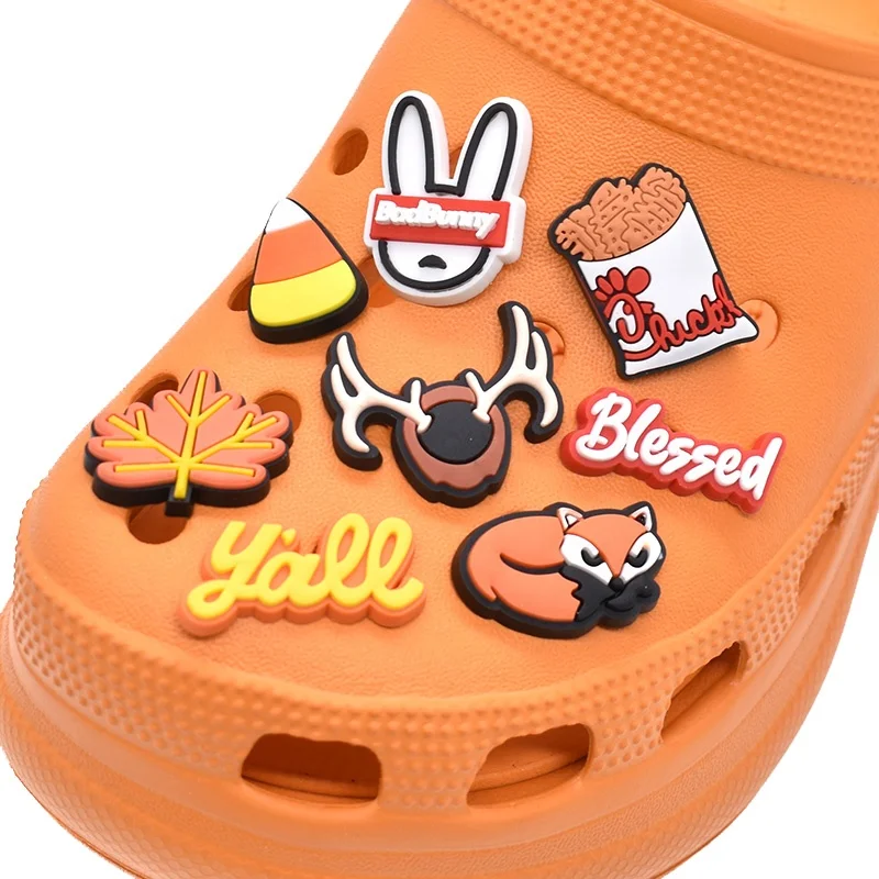croc charms wholesale Custom Designer PVC fall croc charms Luxury for clog shoe decorations, As pictures
croc charms wholesale Custom Designer PVC fall croc charms Luxury for clog shoe decorations, As pictures