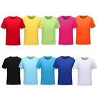 China hot sale summer dry fit gym sports blank t-shirt marathon night running plain t shirts wholesale