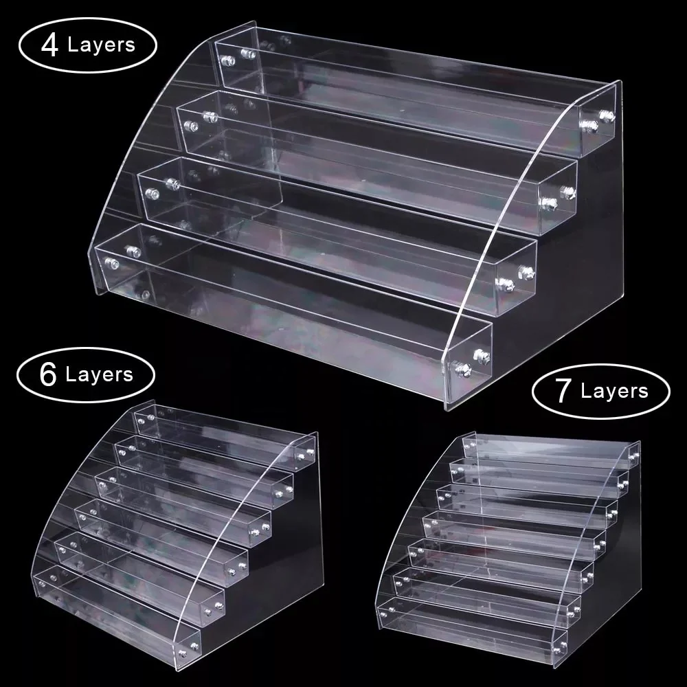 1 To 7 Tier Acrylic Nail Polish Rack Salon Display Stand Clear Lipstick Holder Essential Oils Shelf Makeup Storage Organizer, White
1 To 7 Tier Acrylic Nail Polish Rack Salon Display Stand Clear Lipstick Holder Essential Oils Shelf Makeup Storage Organizer, White