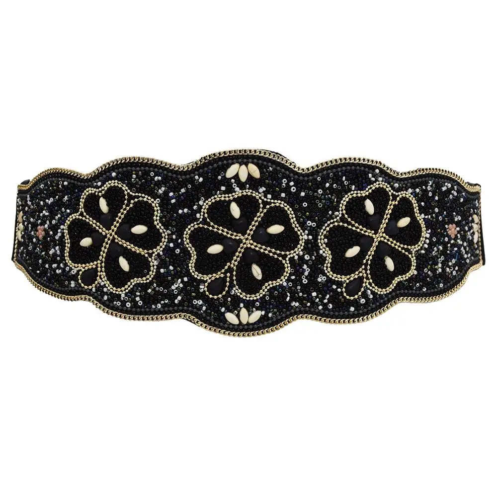Elastic rice beads belt dance waist chain costume accessories female retro bohemian national style, Black,,colorful
Elastic rice beads belt dance waist chain costume accessories female retro bohemian national style, Black,,colorful
