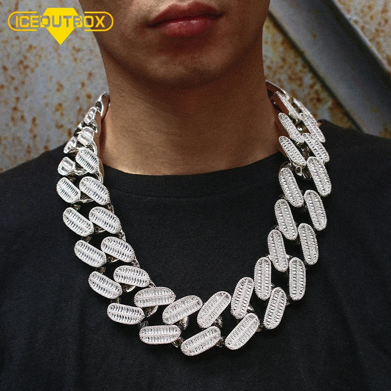 40mm Homie Custom White Gold Plated Big Men Double Layer Baguette Cuban Link Chain Necklace
40mm Homie Custom White Gold Plated Big Men Double Layer Baguette Cuban Link Chain Necklace