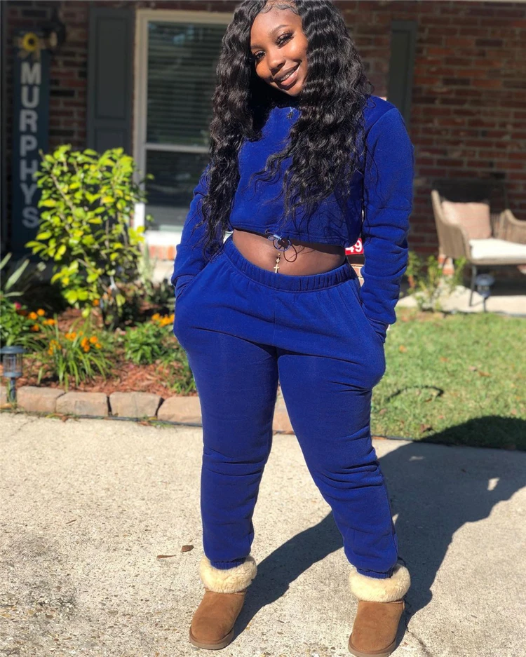 New Arrival Autumn Winter Casual Solid Color Round Collar Pure Cotton 2 Piece Set Women Two Piece Pants Set
New Arrival Autumn Winter Casual Solid Color Round Collar Pure Cotton 2 Piece Set Women Two Piece Pants Set