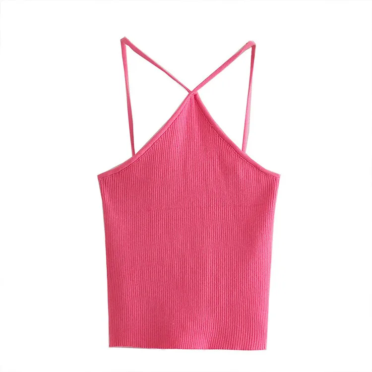 Za Women 2021 New Fashion Cropped Knitted Vest Sling Sweater Vintage Sleeveless Halter Female Waistcoat Sling Chic Tops ZA, Customized colors
Za Women 2021 New Fashion Cropped Knitted Vest Sling Sweater Vintage Sleeveless Halter Female Waistcoat Sling Chic Tops ZA, Customized colors