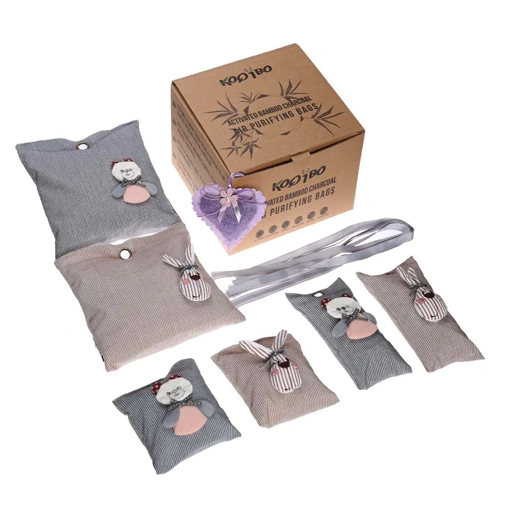 6 Pack High Temperature Activated Bamboo Charcoal Air Purifying Bags Cute Animal Clean and Fresh air for Your Home, car and Bags, Customized color
6 Pack High Temperature Activated Bamboo Charcoal Air Purifying Bags Cute Animal Clean and Fresh air for Your Home, car and Bags, Customized color