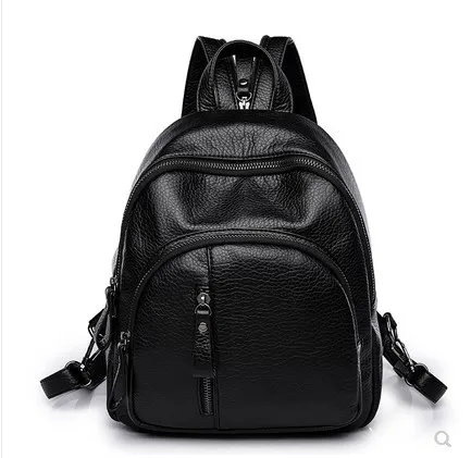 Backpack PU leather leisure women's diagonal bag mini travel backpack Good practicability, Black
Backpack PU leather leisure women's diagonal bag mini travel backpack Good practicability, Black