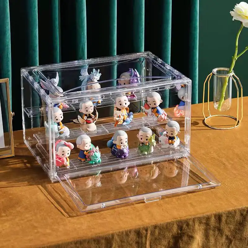 plastic foldable storage box for garage kit collection transparent layered storage box container for display figurine dolls
plastic foldable storage box for garage kit collection transparent layered storage box container for display figurine dolls