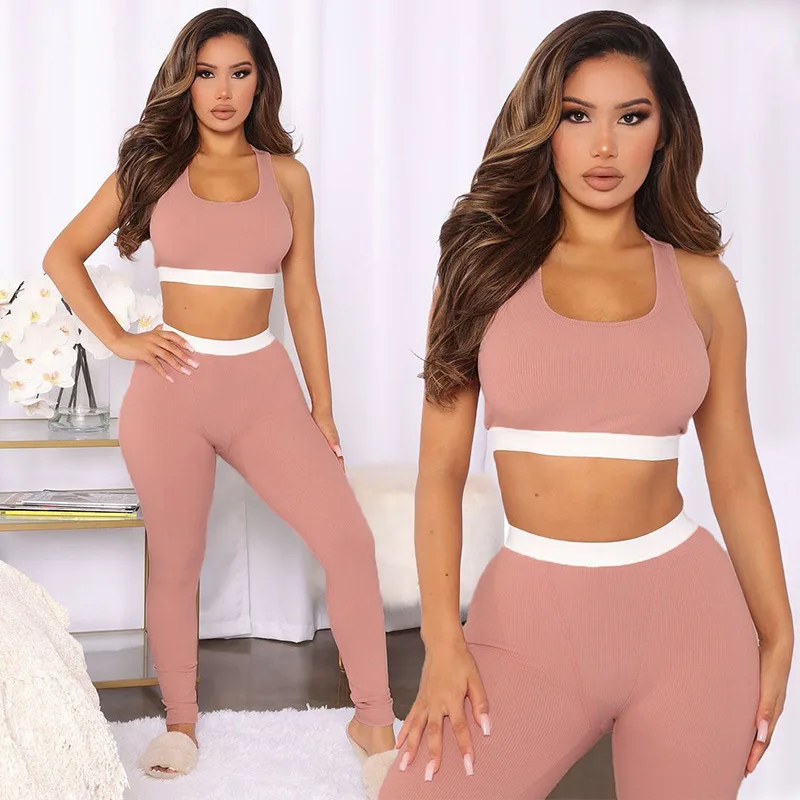 YIWU QIUDUN New Women's Sleeveless Tank Top Sports Yoga Set High Waist Knit Jogging Tracksuit
YIWU QIUDUN New Women's Sleeveless Tank Top Sports Yoga Set High Waist Knit Jogging Tracksuit