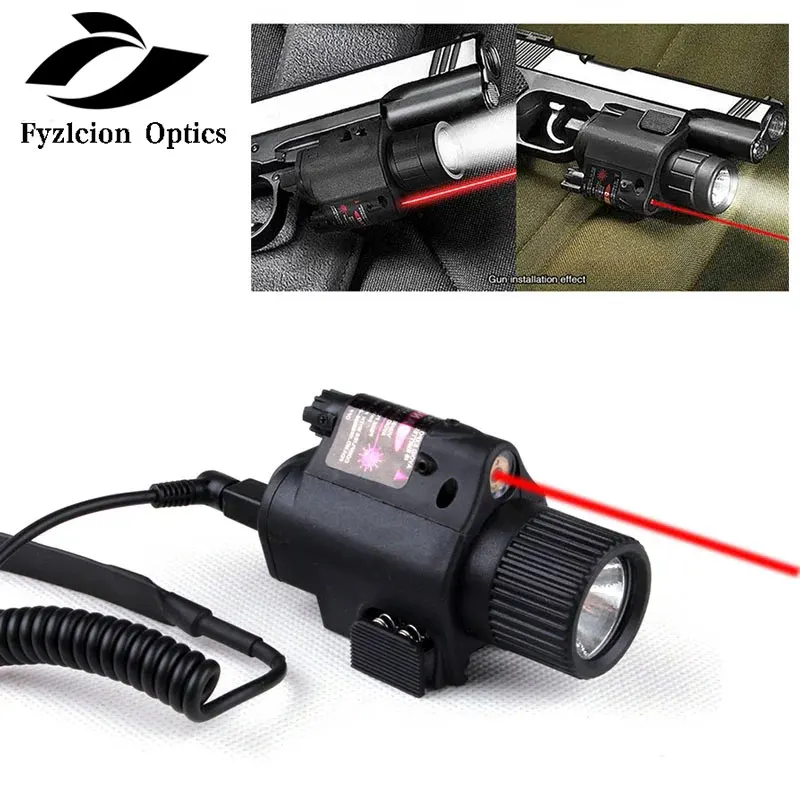 Hunting Glock 17 19 22 20 23 31 Tactical Handgun Cree LED Flashlight Light Red Laser Sight Combo, Black
Hunting Glock 17 19 22 20 23 31 Tactical Handgun Cree LED Flashlight Light Red Laser Sight Combo, Black