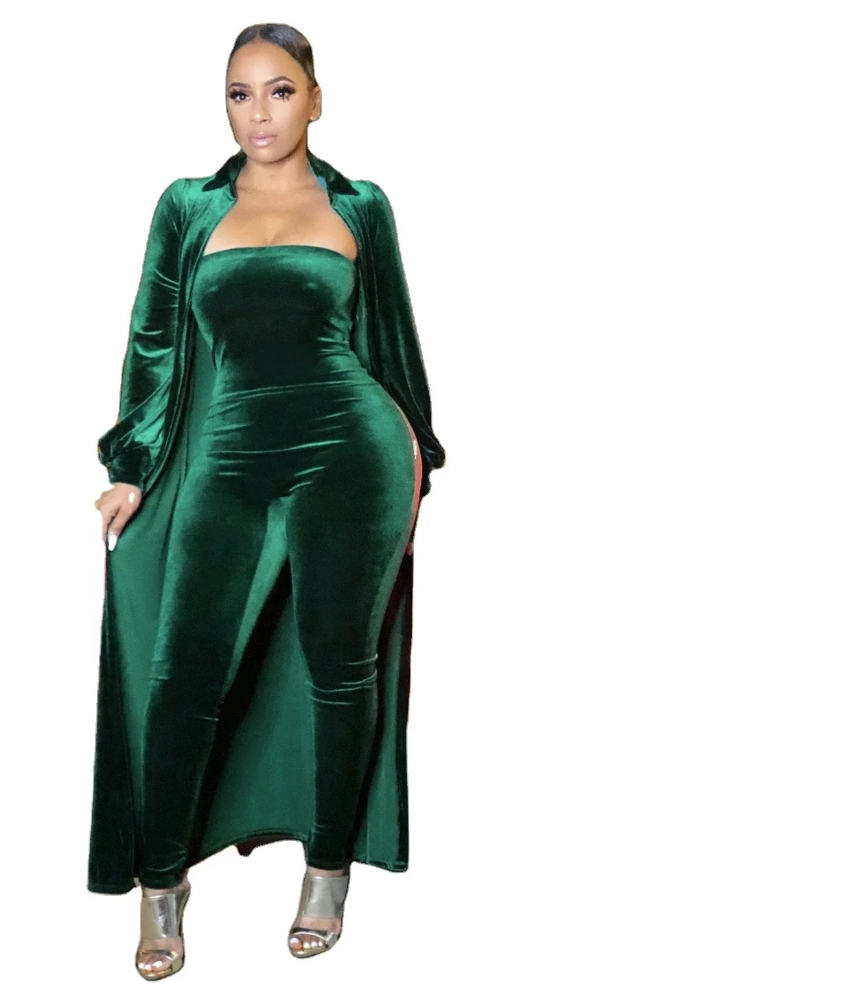 MT49-6390 Wholesale ladies sexy tube top female jumpsuit + jacket two-piece women's clothing velour sweatsuit women
MT49-6390 Wholesale ladies sexy tube top female jumpsuit + jacket two-piece women's clothing velour sweatsuit women