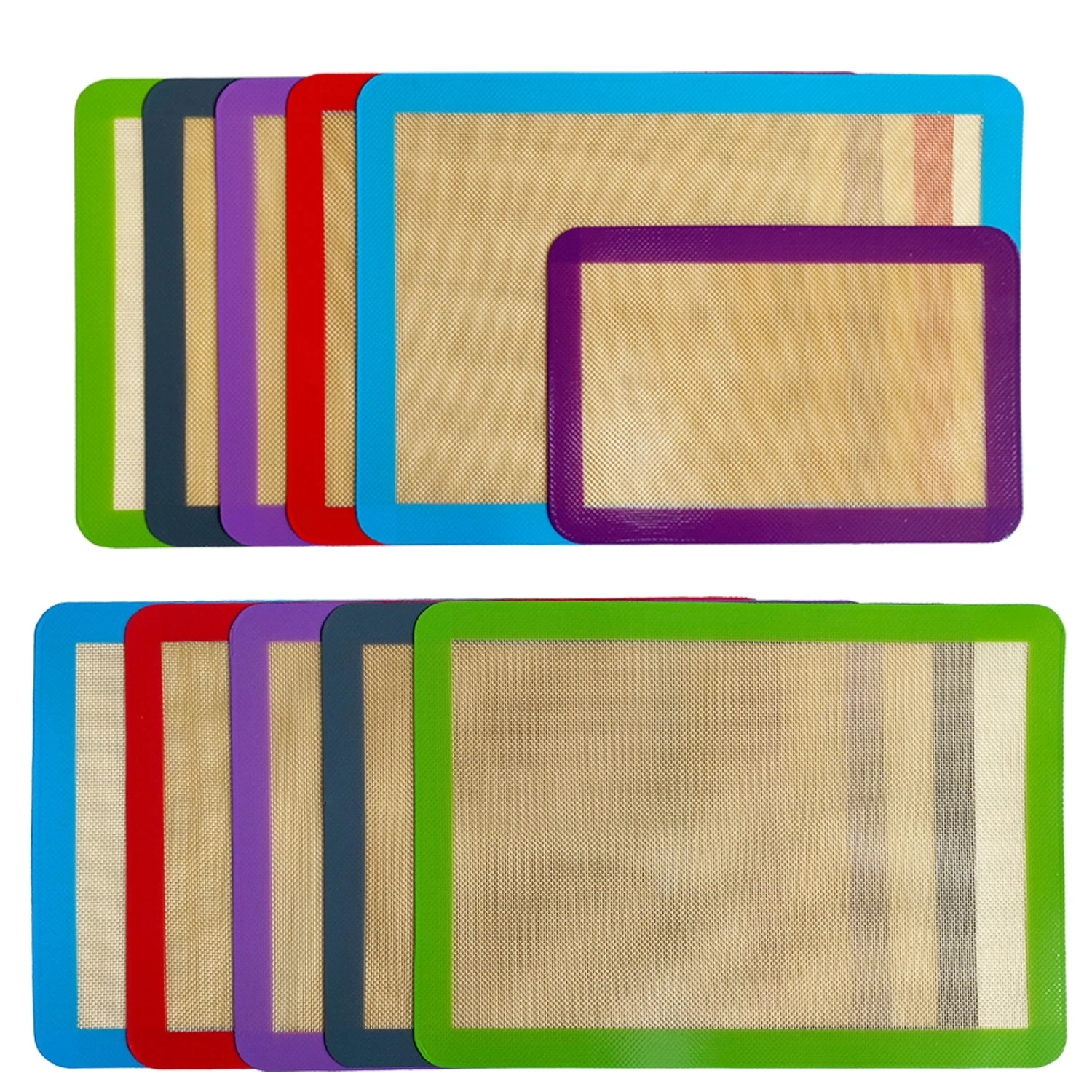 Factory Silicone Baking Mat Non-stick High Temperature Resistant Macaron Baking Pastry Mat Set, Shown as picture
Factory Silicone Baking Mat Non-stick High Temperature Resistant Macaron Baking Pastry Mat Set, Shown as picture