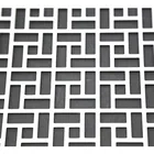 factory customized different shape and diameter perforated metal mesh wholesale punching hole mesh