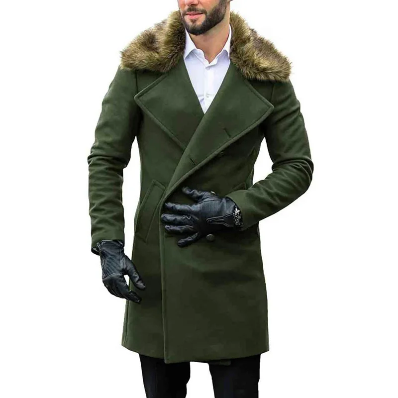 2021 Wholesale Fashion Mens Trench Coat Winter Warm Solid Woolen Casual Abrigos De Hombre Long Jacket Overcoat Men, As the picture shows
2021 Wholesale Fashion Mens Trench Coat Winter Warm Solid Woolen Casual Abrigos De Hombre Long Jacket Overcoat Men, As the picture shows