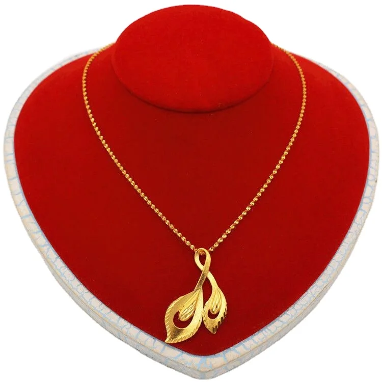 Retro New Copper Plated Vietnamese Sand Gold Phoenix Flower Necklace Female Clavicle Chain Pendant Necklace
Retro New Copper Plated Vietnamese Sand Gold Phoenix Flower Necklace Female Clavicle Chain Pendant Necklace