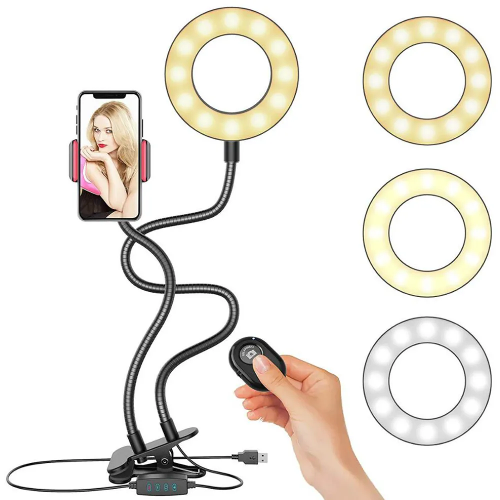 Good Price Studio LED Light with Cell Phone Holder with Remote Control for Facebook LIVE
Good Price Studio LED Light with Cell Phone Holder with Remote Control for Facebook LIVE