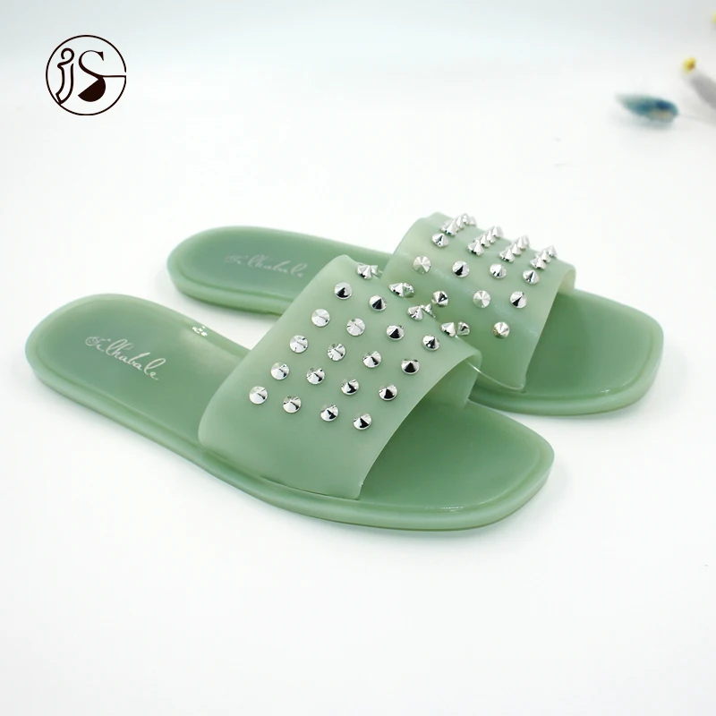 Rivet design women high quality stylish girls fashion slipper shoes women slippers, Picture
Rivet design women high quality stylish girls fashion slipper shoes women slippers, Picture