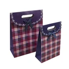 Custom gift bag package, fancy packaging wedding door gift wrap paper bag