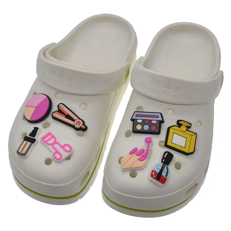 Hot Sale Latest Model Cosmetic Shoe Charms PVC Croc Charms Decoration for Bracelets Wristbands Women Shoes Decorative Accessory, 14 colors
Hot Sale Latest Model Cosmetic Shoe Charms PVC Croc Charms Decoration for Bracelets Wristbands Women Shoes Decorative Accessory, 14 colors
