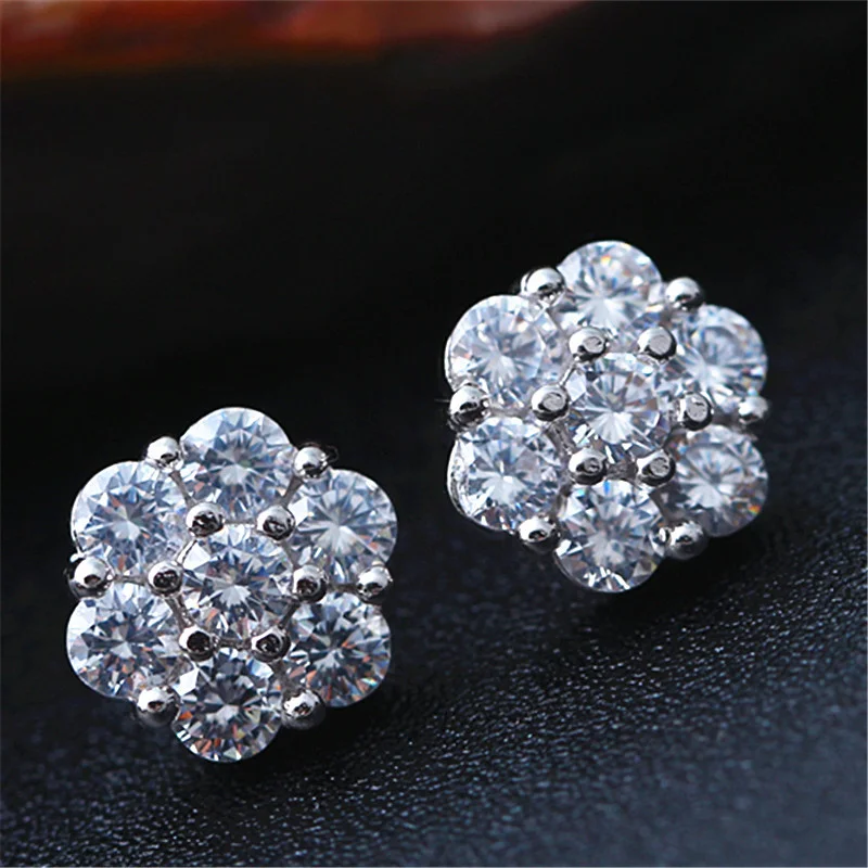 Zuanfa 925 sterling silver white gold plated moissanite stud earrings
Zuanfa 925 sterling silver white gold plated moissanite stud earrings