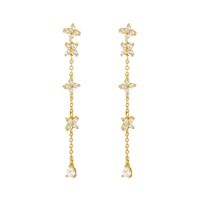 korean petal 925 sterling silver 18k gold plated wholesale chain earrings jewelry for women
korean petal 925 sterling silver 18k gold plated wholesale chain earrings jewelry for women