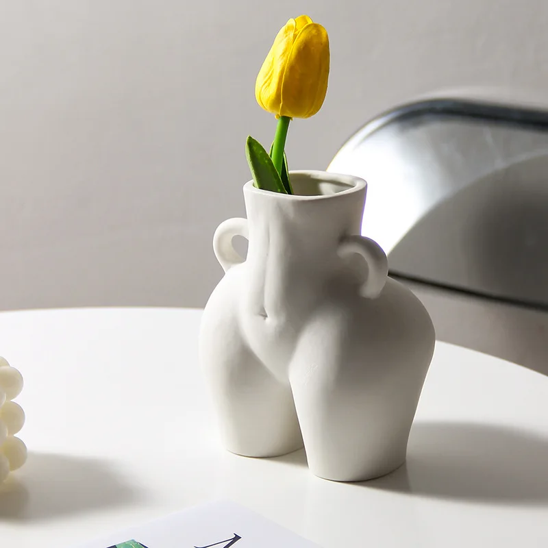 OEM ODM Custom Ceramic Flower Florero Home Ornament Pottery Female Body Vass Art Vase, White/black
OEM ODM Custom Ceramic Flower Florero Home Ornament Pottery Female Body Vass Art Vase, White/black