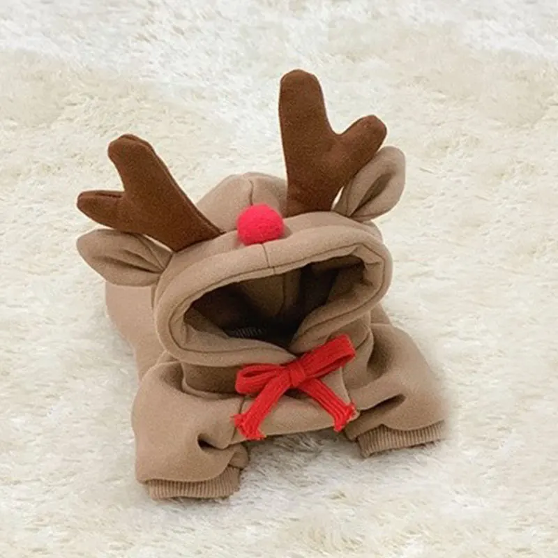 Funny Christmas Elk Costume Cute Elf Costume Autumn Winter Warm Jacket Hoodie Pet Apparel, Coffee
Funny Christmas Elk Costume Cute Elf Costume Autumn Winter Warm Jacket Hoodie Pet Apparel, Coffee