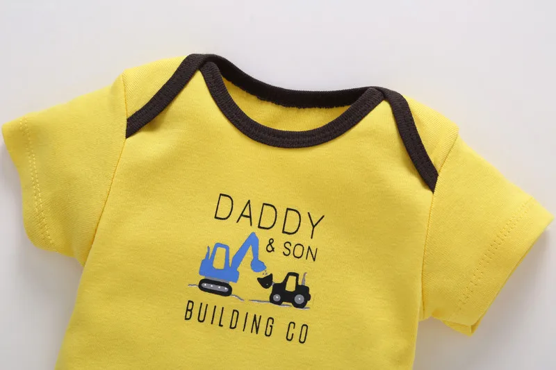 summer autumn baby clothes suits cotton 3pcs baby