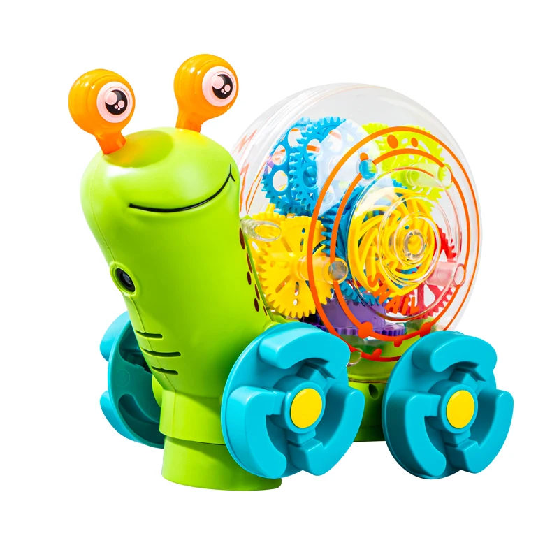 New design Electric toy car universal function kids light music toy car transparent gear snail electric toy car
New design Electric toy car universal function kids light music toy car transparent gear snail electric toy car