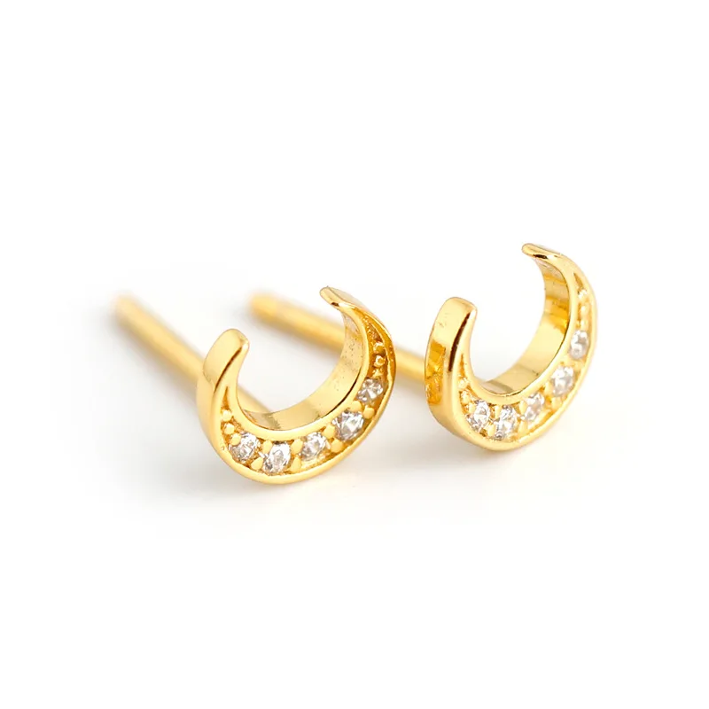2021 New Fashion Moon Earings Moon Star Earring 925 Silver Gold And Silver Black Stud Earrings For Woman, As picture
2021 New Fashion Moon Earings Moon Star Earring 925 Silver Gold And Silver Black Stud Earrings For Woman, As picture