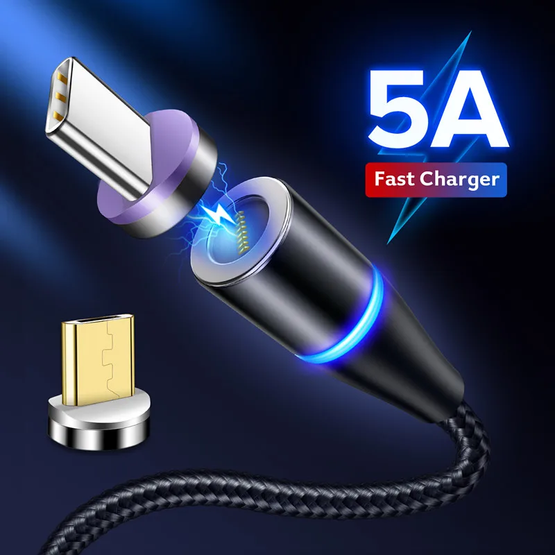 Elough 5A Magnetic Cable Micro Usb Type C Super Fast magnetic charging cable 3A with led light 3 in 1 magnetic data cable
Elough 5A Magnetic Cable Micro Usb Type C Super Fast magnetic charging cable 3A with led light 3 in 1 magnetic data cable