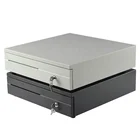 POS Cash Register 5 Grids 3 Section Cashbox RJ11 Interface Cashdrawer For Supermarket & Shops