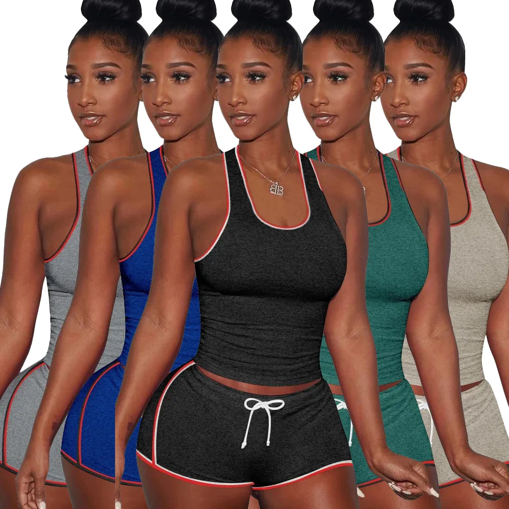 YSM870 Zoom Life Casual Sports Shorts Suit Stitching Contrast Color Yoga Running Women's Clothing Two-piece Set
YSM870 Zoom Life Casual Sports Shorts Suit Stitching Contrast Color Yoga Running Women's Clothing Two-piece Set
