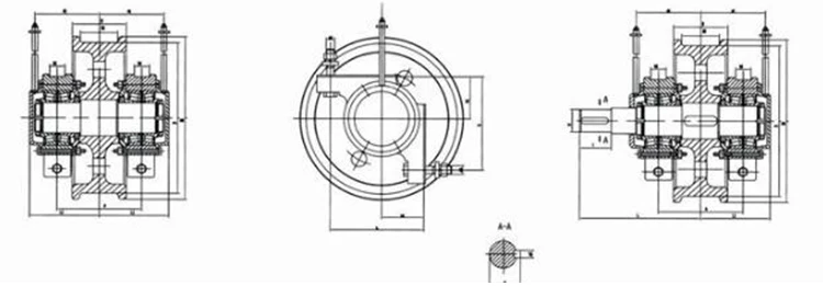 bridge crane rail forged steel wheel