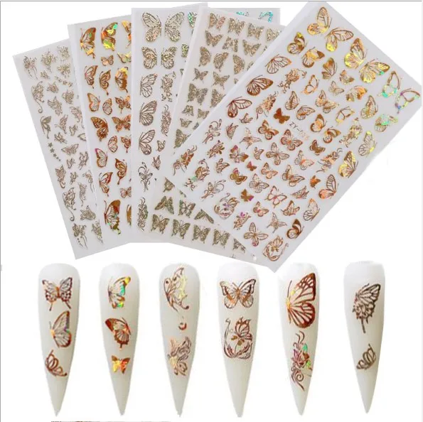 Nail Sticker Butterfly Nail Decals Sticker Gold Silver 3D Plastic Nail Beauty Products 100 Pcs Laser
Nail Sticker Butterfly Nail Decals Sticker Gold Silver 3D Plastic Nail Beauty Products 100 Pcs Laser