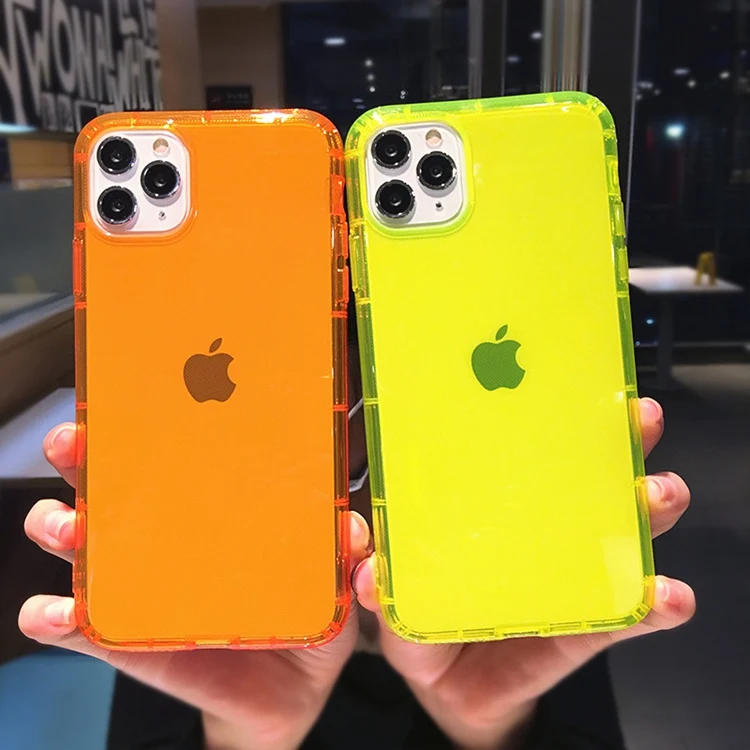 2022 New Amazon Hot Fluorescent Durable Shockproof TPU Neon Cell Phone Case for iphone 13 Pro 11 12 XR XS Protector Candy Cover, Transparent,neon,rose red,blue,orange
2022 New Amazon Hot Fluorescent Durable Shockproof TPU Neon Cell Phone Case for iphone 13 Pro 11 12 XR XS Protector Candy Cover, Transparent,neon,rose red,blue,orange