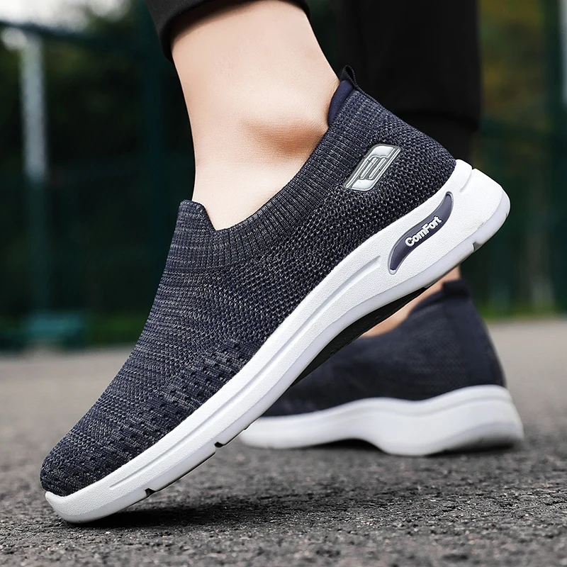 S-13 Gym Knit Slip On Walking Stock Shoe Mesh Breathable Shoes Men Best Running Shoes, Black
S-13 Gym Knit Slip On Walking Stock Shoe Mesh Breathable Shoes Men Best Running Shoes, Black