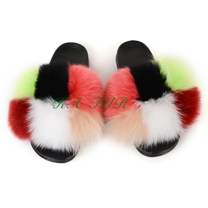 Custom Mixed Colors Plus Size Sandals Soft Fox Women Fur Slippers Fluffy Fur Slides
Custom Mixed Colors Plus Size Sandals Soft Fox Women Fur Slippers Fluffy Fur Slides