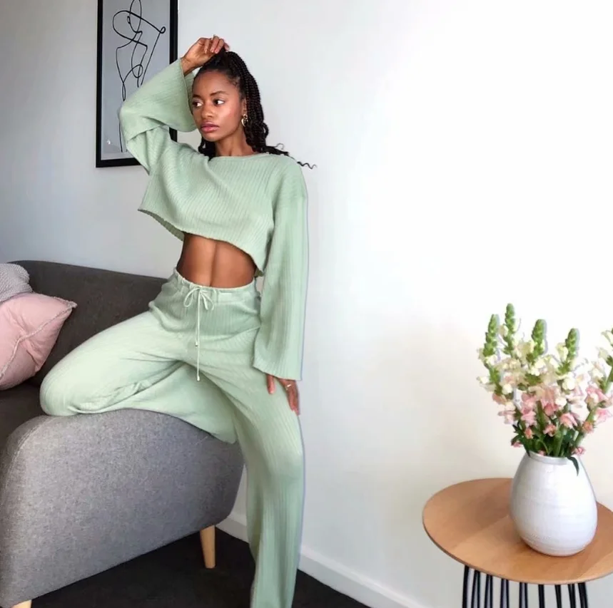 New Arrival 2 Piece Set Knit Elasticity Cashmere Sweater Tops Pullover Sweaters for Women
New Arrival 2 Piece Set Knit Elasticity Cashmere Sweater Tops Pullover Sweaters for Women