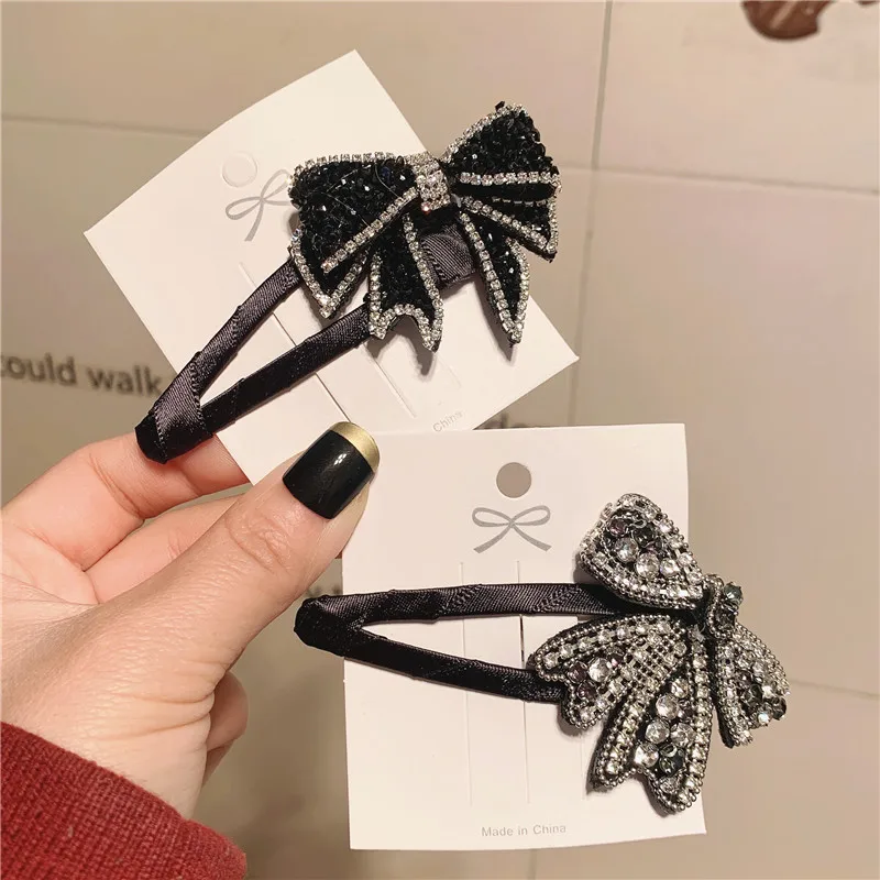 OUYE Bling Bow Butterfly Hairpin Female Girl Side Clip Korean Hair Accessories Rhinestone Hair Clip, Colorful
OUYE Bling Bow Butterfly Hairpin Female Girl Side Clip Korean Hair Accessories Rhinestone Hair Clip, Colorful