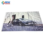 2019 High quality full color printing 3 x 5 polyester fabric banner flags with logo