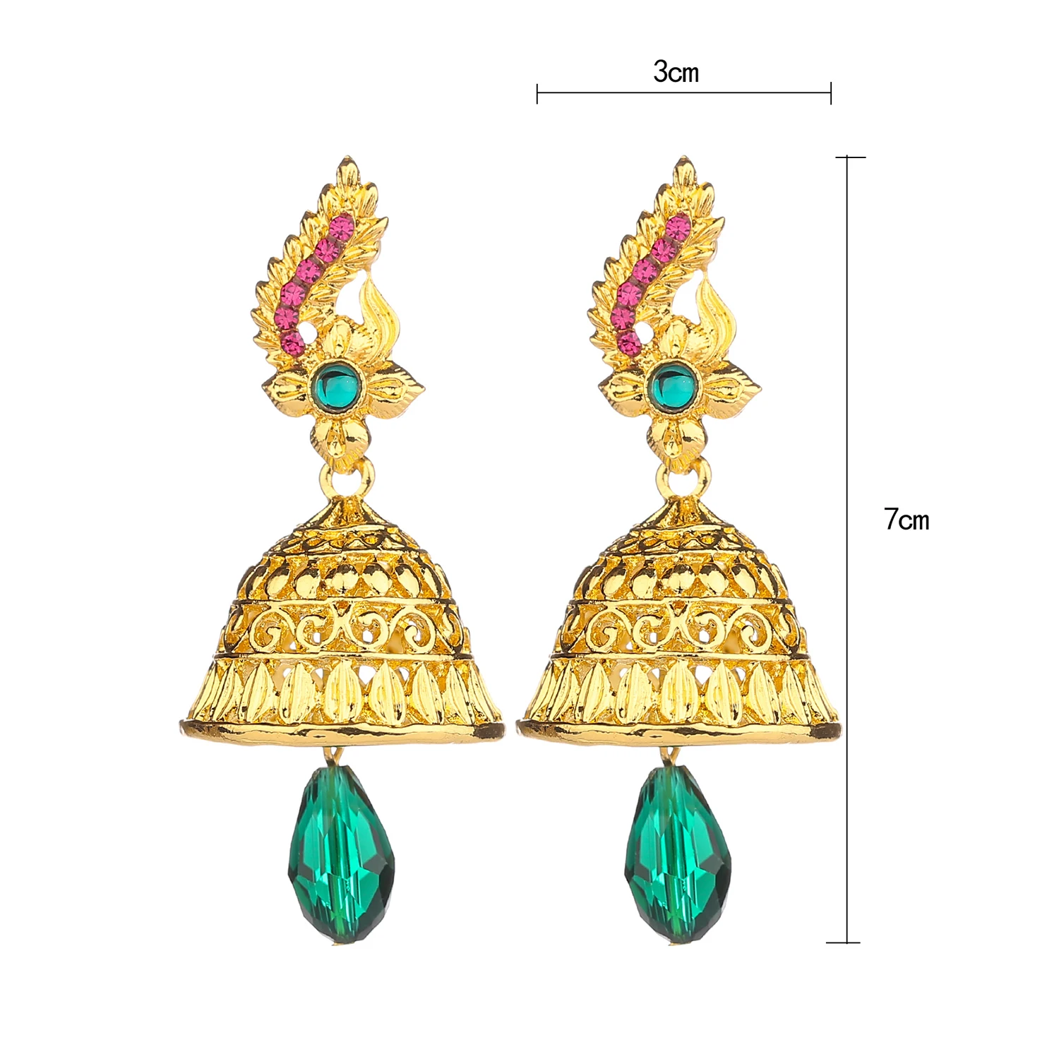 New Style Hot Sale Niche Design Luxury Alloy Women Earrings Jewelry Peacock Pendant Bell Earrings, Gold
New Style Hot Sale Niche Design Luxury Alloy Women Earrings Jewelry Peacock Pendant Bell Earrings, Gold