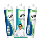 SILICON best price waterproof transparent liquid acid free silicone glue adhesive for glass