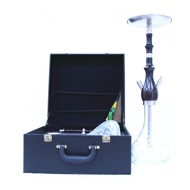 Large wholesale stainless steel wooden narguile Glass Shisha Hookah can provide with portable case box
Large wholesale stainless steel wooden narguile Glass Shisha Hookah can provide with portable case box