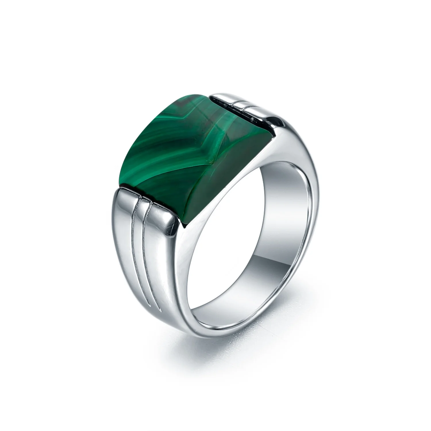Abiding Malachite Gemstone Ring Classical Fashion Finger 925 Sterling Silver Jewelry Men Ring For Wedding
Abiding Malachite Gemstone Ring Classical Fashion Finger 925 Sterling Silver Jewelry Men Ring For Wedding