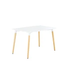 Dining room furniture modern fashion wooden legs round dinning table