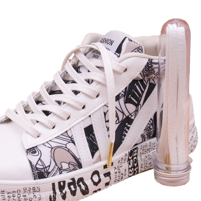 Weiou High Quality Sneakers luxury White And Gold tips Leather Shoe Laces wear-resisting Shoelaces With Great Price For Shoes, 6 colors available
Weiou High Quality Sneakers luxury White And Gold tips Leather Shoe Laces wear-resisting Shoelaces With Great Price For Shoes, 6 colors available