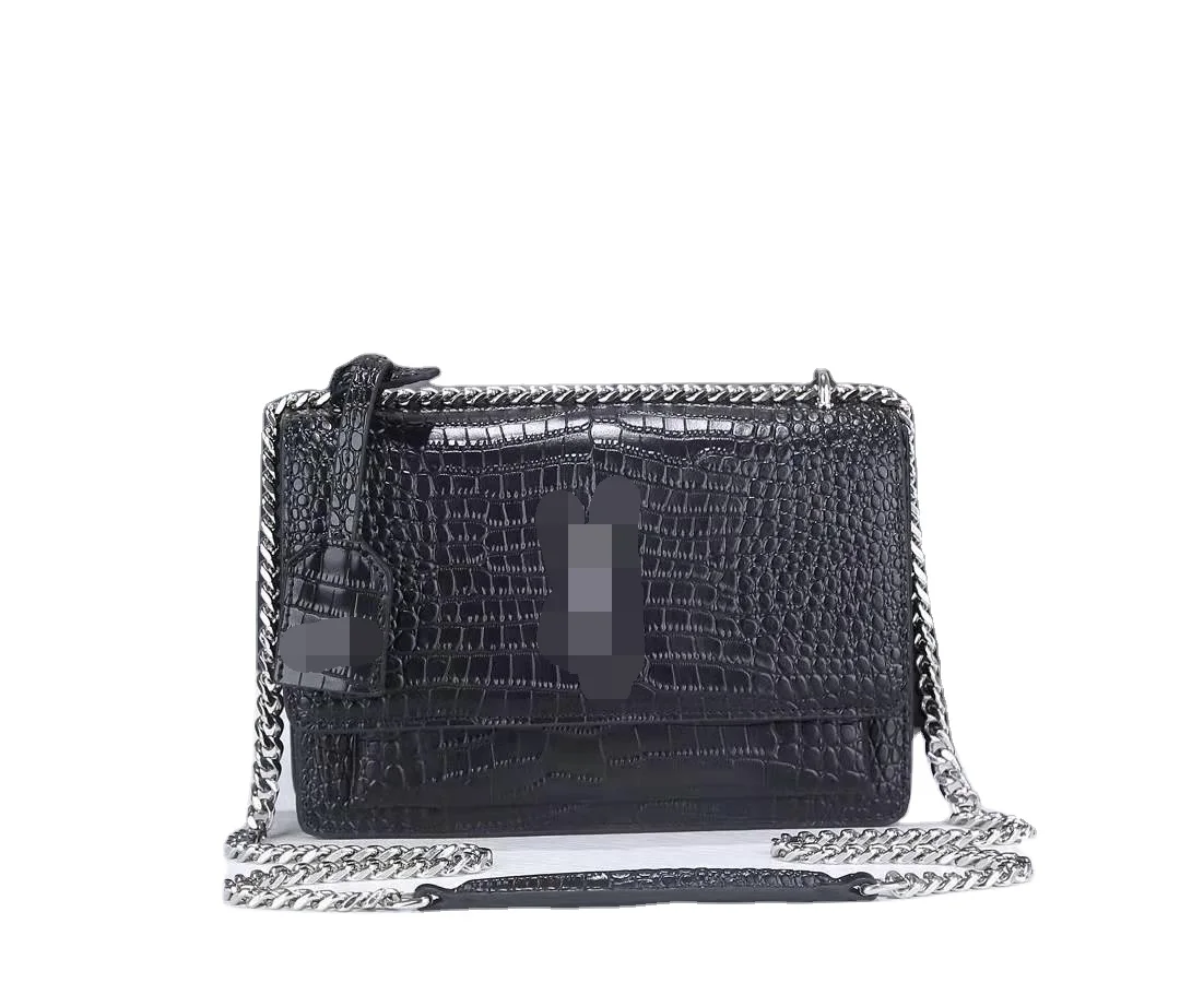 YY new shoulder bag versatile crocodile leather bag fashion simple temperament luxury chain bag classic high-grade leisure Women
YY new shoulder bag versatile crocodile leather bag fashion simple temperament luxury chain bag classic high-grade leisure Women
