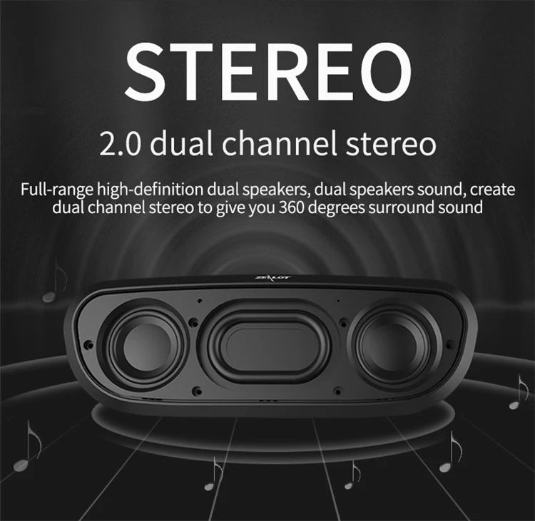 Zealot S9 Bluetooth 5.0+EDR Speaker Rose Mini Outdoor Portable Wireless Party Small Music Box Support Micro SD Card AUX USB 3 Co - ANKUX.COM